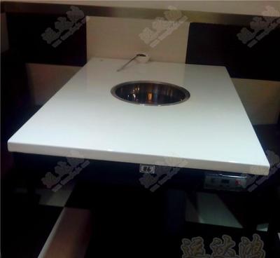 人造石火鍋桌 圓形設(shè)計與廠價直銷的完美結(jié)合